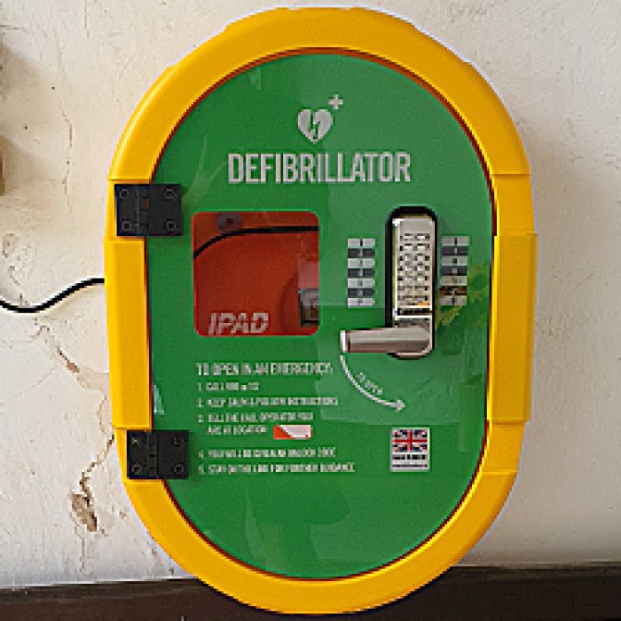 Defib arrives in Tuttington